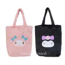 Load image into Gallery viewer, Kuromi / My Melody Fur Tote Bag (2022 Yazuda)