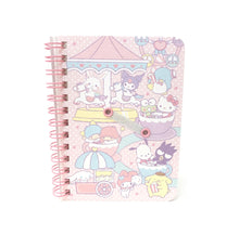 Load image into Gallery viewer, Sanrio Character B7 Spiral Notebook with Pen Holder (Passport size)