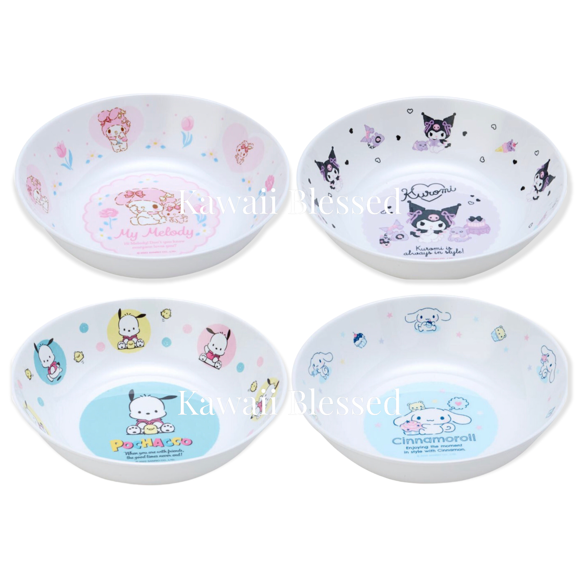 Sanrio Characters Camping Melamine Skillet Plate