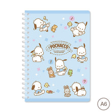 Load image into Gallery viewer, Sanrio Characters A6 Spiral Notebook (2022, 2021)
