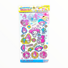 Load image into Gallery viewer, Sanrio Character Sparkly Sticker Sheet