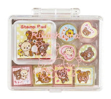 Load image into Gallery viewer, Rilakkuma Stamp Set (Red Ink)