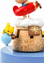 Load image into Gallery viewer, Hello Flying Wooden Plane Music Decor