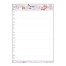 Load image into Gallery viewer, Rilakkuma Memo Pad, Notebook, Mini Index Holder (Shining Jewel Cherry Series 2022)