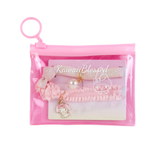 Load image into Gallery viewer, Sanrio Characters Hairties Set with Bag