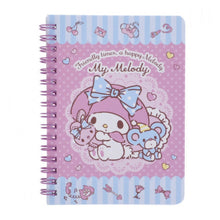 Load image into Gallery viewer, Sanrio Characters A6 Spiral Notebook (2022, 2021)