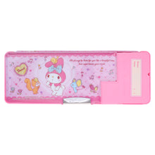 Load image into Gallery viewer, Sanrio Characters Sparkly Magic Pencil Case (with pencil sharpener)