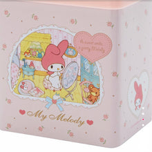 Load image into Gallery viewer, Sanrio Characters Rectangular Desk Waste Basket (My Melody, Kuromi)