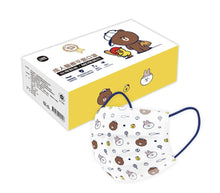 Load image into Gallery viewer, LINE Friends Disposable Mask for Adult (4-pack)