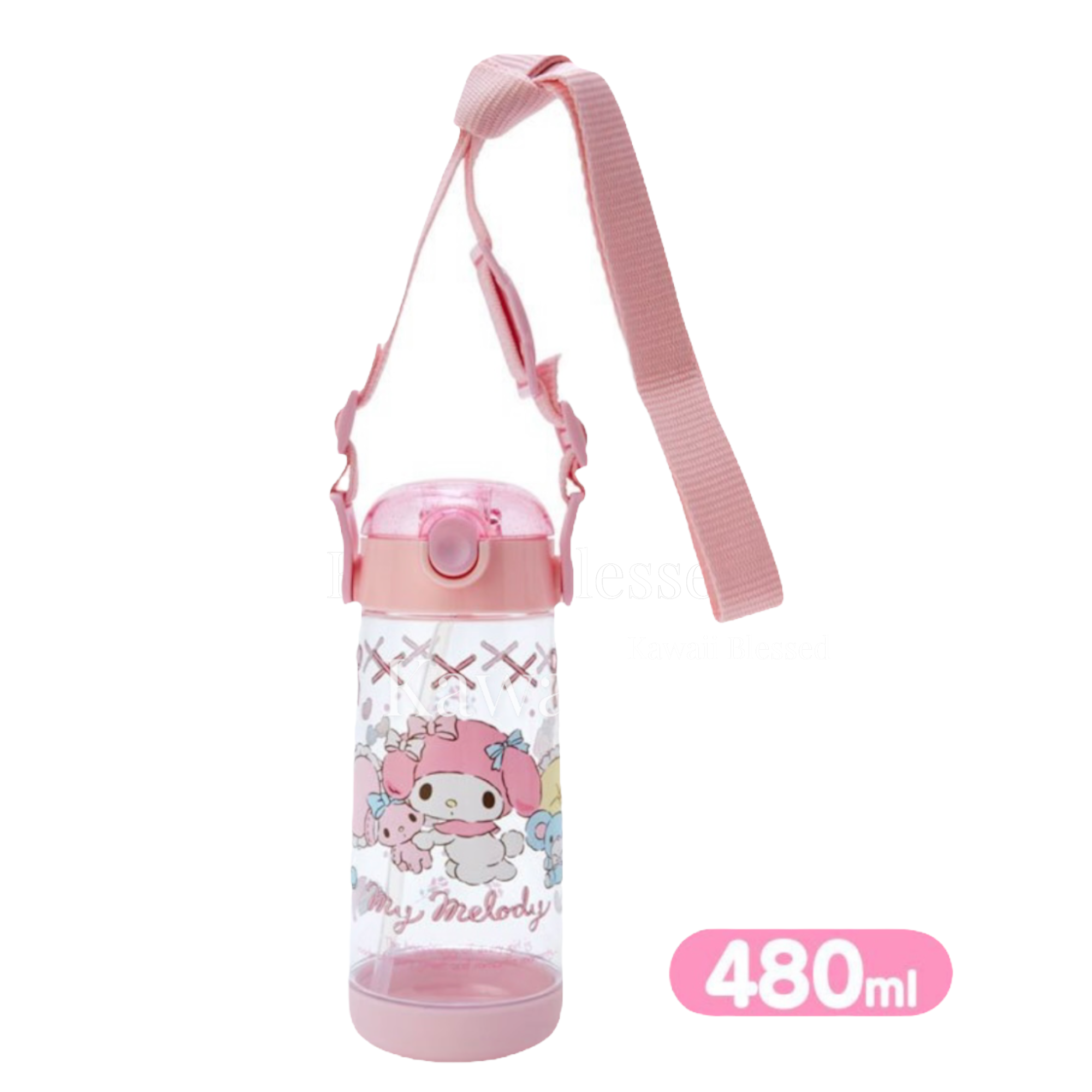 My Melody Bottle Cap with Straw , Sanrio, Japan