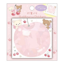 Load image into Gallery viewer, Rilakkuma Memo Pad, Notebook, Mini Index Holder (Shining Jewel Cherry Series 2022)