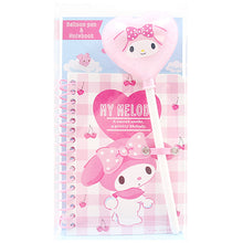 Load image into Gallery viewer, Sanrio Characters Note Book with Balloon Ball Pen