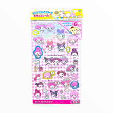 Load image into Gallery viewer, Sanrio Character Sparkly Sticker Sheet