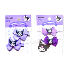 Load image into Gallery viewer, Kuromi y Mascot Hair Clips 2-Pcs Set