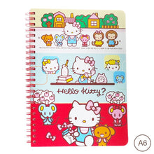 Load image into Gallery viewer, Sanrio Characters A6 Spiral Notebook (2022, 2021)