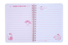 Load image into Gallery viewer, Sanrio Characters A6 Spiral Notebook (2022, 2021)