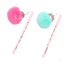 Load image into Gallery viewer, Hello Kitty x Pusheen Pom Pom Pen