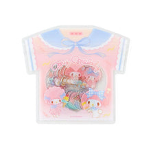 Load image into Gallery viewer, Sanrio Flake Stickers in T-Shirt
