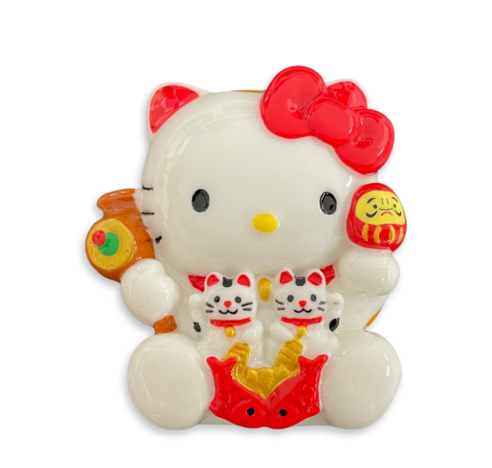 Sanrio Hello Kitty in Lucky Cat Costume Magnet (Japan Exclusive)