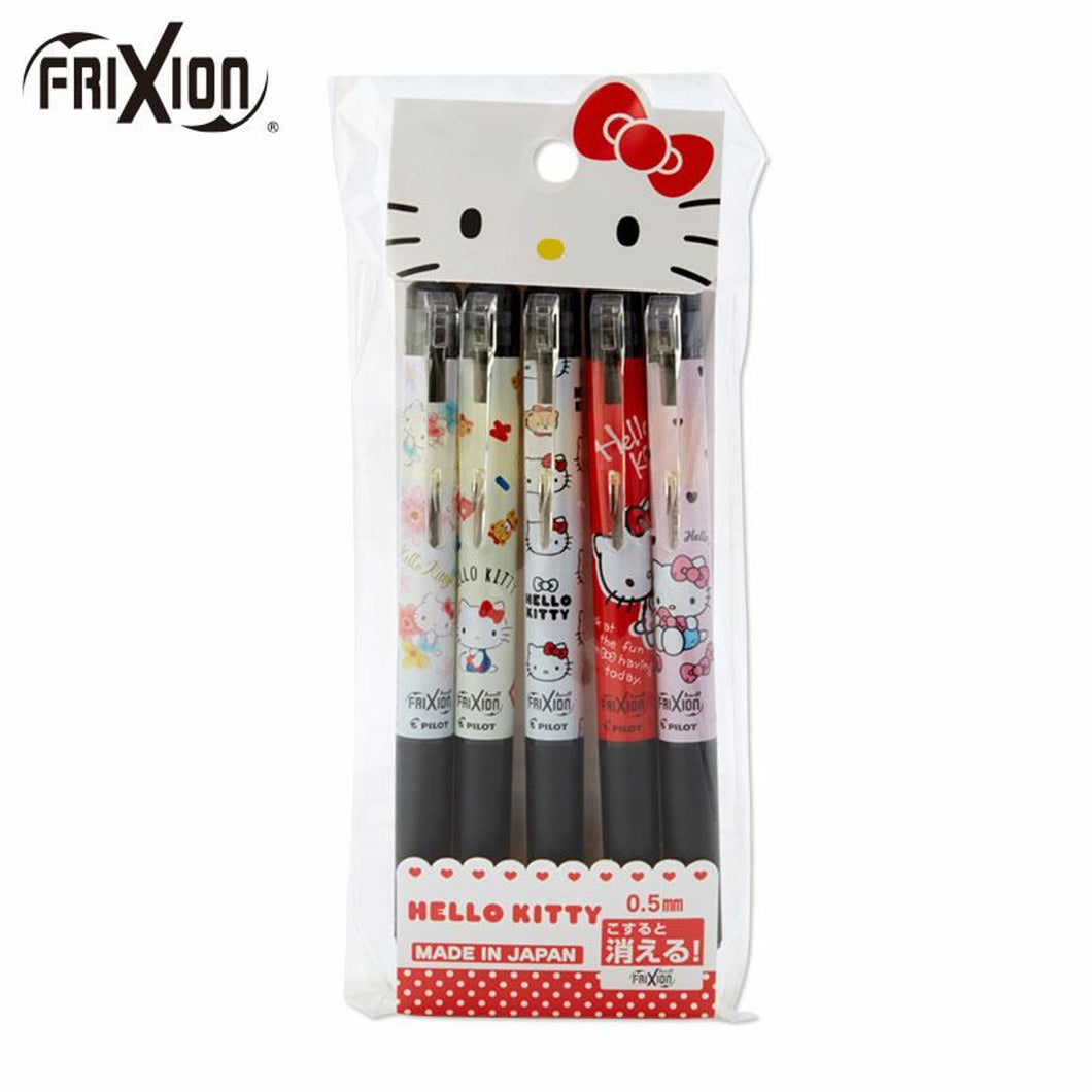 Sanrio Hello Kitty Ballpoint Pen Frixion (Set of 5 0.5mm)