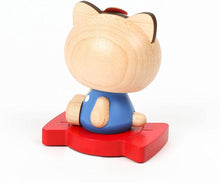 Load image into Gallery viewer, Hello Kitty Wooden Bobble Head
