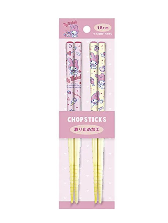 Sanrio Bamboo Chopsticks (Set of 2 Pairs)