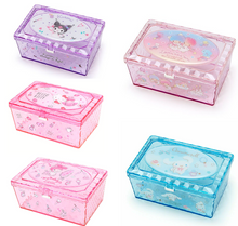 Load image into Gallery viewer, Sanrio Characters Shimmery Clear Accessory Case
