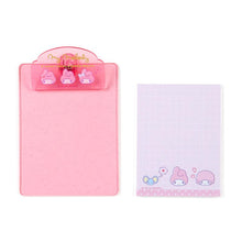 Load image into Gallery viewer, Kuromi Sparkle Mini Clipboard &amp; Memo Pad (Kuromi, My Melody, Pochacco, Hello Kitty, Cinnamoroll
