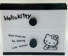 Load image into Gallery viewer, Hello Kitty Black 45th Anniversary 2 Drawer Chest
