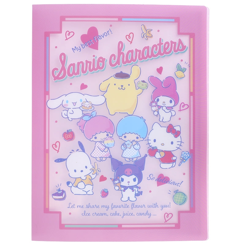 Sanrio A4 Size 40 Pockets File (Little Twin Stars, Sanrio Characters)