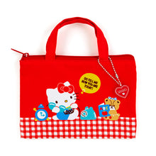 Load image into Gallery viewer, Sanrio Characters Vintage Style Flat Pouch with Handle
