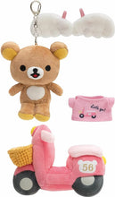 Load image into Gallery viewer, San-X Rilakkuma Plush Go Go Set
