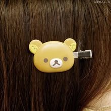 Load image into Gallery viewer, San-X Rilakkuma Sparkly Hair Clips Set (2022)
