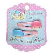 Load image into Gallery viewer, Sanrio Mascot Hair Clips 2-Pcs Set (Little Twin Stars, Hello Kitty, My Melody)
