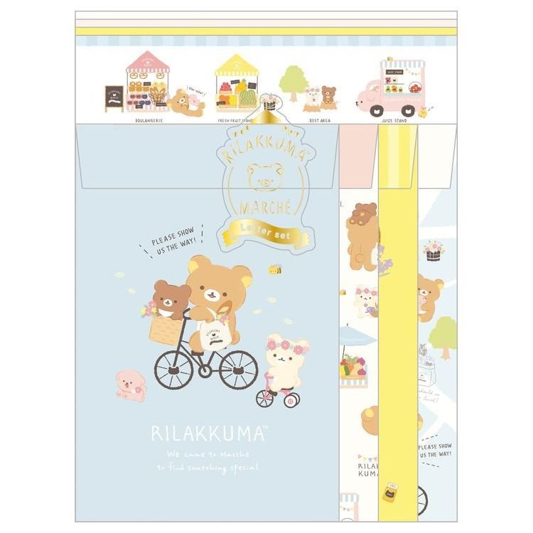 San-X Rilakkuma Letter Set