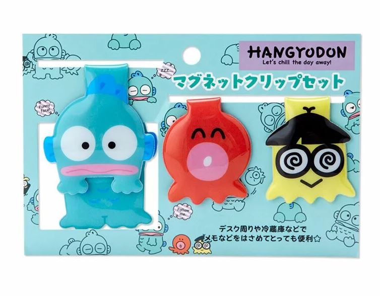 Hangyodon Magnet Clip Set