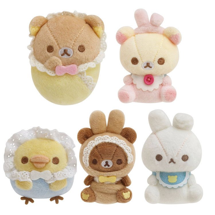 Rilakkuma Plushie (Baby Style Tenori Plushie Set of 5)