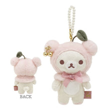 Load image into Gallery viewer, Ko-Rilakkuma ChairoiKoguma Shining Jewel Cherry Tote Bag Keychain Macot
