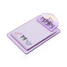 Load image into Gallery viewer, Kuromi Sparkle Mini Clipboard &amp; Memo Pad (Kuromi, My Melody, Pochacco, Hello Kitty, Cinnamoroll
