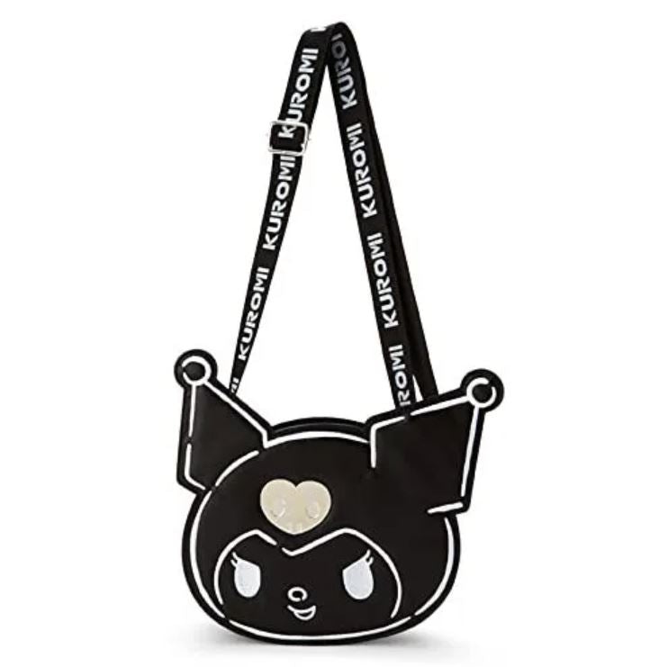 Kuromi Mini Shoulder Bag or Die Cut Pouch (2022 Monotone Series - Japan Exclusive)