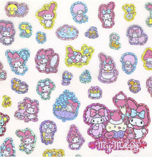 Load image into Gallery viewer, Hello Kitty / My Melody Holographic Sticker Sheet
