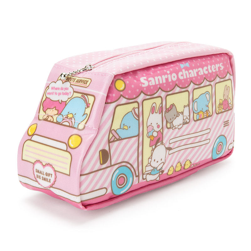 Sanrio Characters Pencil Case (School Bus)