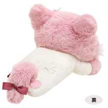 Load image into Gallery viewer, Korilakkuma Strawberry Cat Plush in Laying Position
