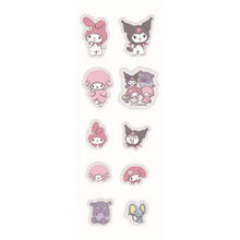 Load image into Gallery viewer, My Melody and Kuromi Gel Sticker Pack (48 pcs) Sanrio
