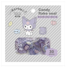 Load image into Gallery viewer, Candy Flake Stickers Cinnamoroll, Pochacco, Kuromi
