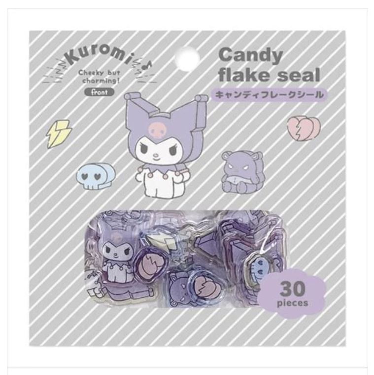 Candy Flake Stickers Cinnamoroll, Pochacco, Kuromi