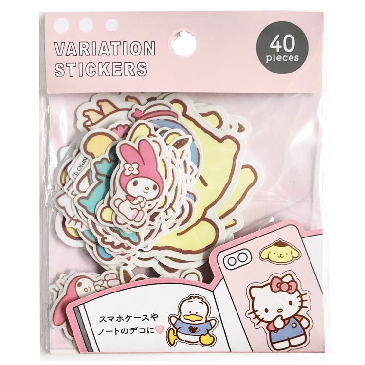 Sanrio Characters Sticker Set