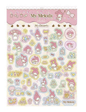 Load image into Gallery viewer, Hello Kitty or My Melody A4 Sticker Sheet (2022)
