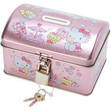 Load image into Gallery viewer, Sanrio Tin Coin Bank (with Lock)
