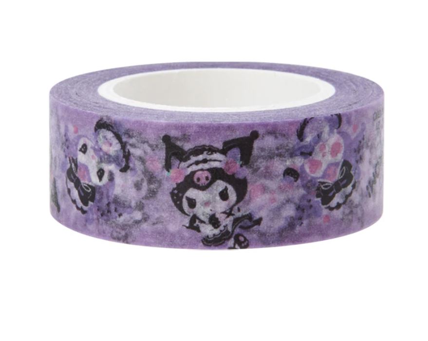 Skulls Purple Washi Tape